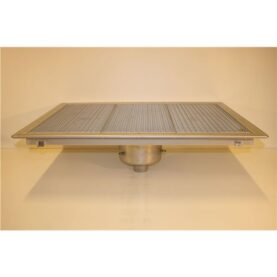 GOLVBRUNN FURO 113, 150 MM DJUP ÖVERDEL 75 MM 900X600 MM (LXB) BOTTENUTL. KLÄMRAM FÖR PLASTMATTA