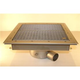 GOLVBRUNN FURO 113 75 MM 300X300 MM (LXB) SIDOUTLOPP KLÄMRAM FÖR PLASTMATTA