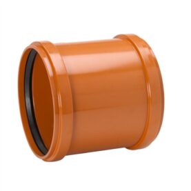 DUBBELMUFF MARKAVLOPP PVC 110