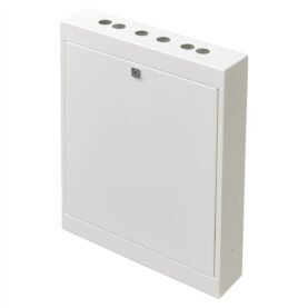 FÖRDELARSKÅP 450X600X105 MM (BXHXD) 1-2 SLINGOR VIT VARIO UPONOR