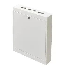 FÖRDELARSKÅP 450X600X105 MM (BXHXD) 1-2 SLINGOR VIT VARIO UPONOR