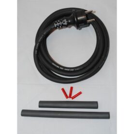 ANSLUTNINGSKABEL FÖR FROSTSKYDDSKABEL 2,5 METER SLADD MED STICKPROPP SVART ALTECH