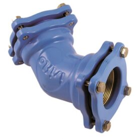 VINKELKOPPLING 45° ISIFLO 123 75 MM