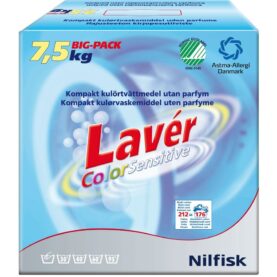 TVÄTTMEDEL FÄRG SENSITIV 7,5KG LAVÈR