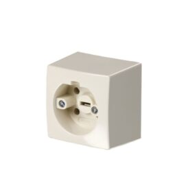 VÄGGUTTAG 1-VÄGS PERILEX 16A UTANPÅLIGGANDE MONTAGE IP20 ABB