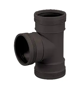 GRENRÖR 90/90 MM X 88,5° 3MUFF SVART WAFIX
