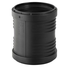 DUBBELMUFF 160 MM 2MUFF SVART SILENT-PP GEBERIT