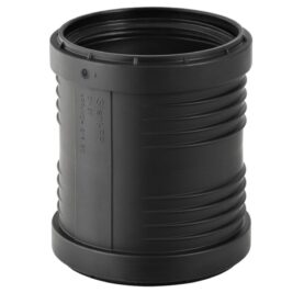 SKJUTMUFF 110 MM 2MUFF SVART SILENT-PP GEBERIT