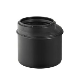 FÖRMINSKNING 75X50 MM L=84 MM SLÄTÄNDA X MUFF, KORT SVART SILENT-PP GEBERIT