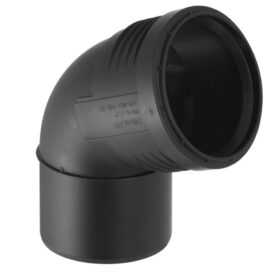 BÖJ 110 MM X 87,5° 1MUFF SVART SILENT-PP GEBERIT