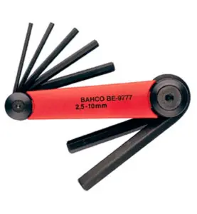 INSEXNYCKEL KNIVHÅLLARE 2,5-10MM BE-9777 BAHCO