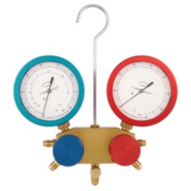 MANOMETERSTÄLL 2-VÄG CO2 TRANSKRITISKT 80MM