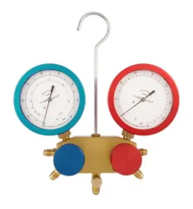 MANOMETERSTÄLL 2-VÄG CO2 TRANSKRITISKT 80MM