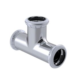 T-RÖR 12 FÖRKROMAD KOPPAR M-PROFIL MAPRESS