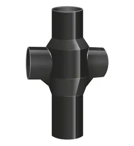 DUBBELGRENRÖR DN100 X 88 GRADER SPIRAL MA-SYSTEM