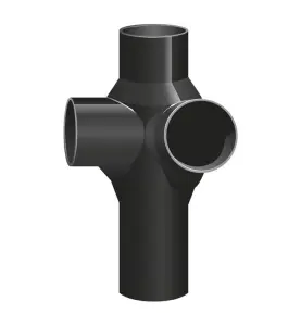 HÖRNGRENRÖR DN100 X 88 GRADER SPIRAL MA-SYSTEM