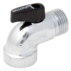 VINKELKULVENTIL R15X90° INVÄNDIG X UTVÄNDIG GÄNGA, MED VRED KROM BROEN BALLOFIX