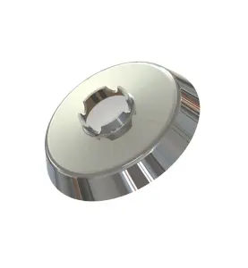 VÄGGBRICKA BOGÅRDH ENKEL Ø56MM 16 MM FÖRKROMAD EZZE