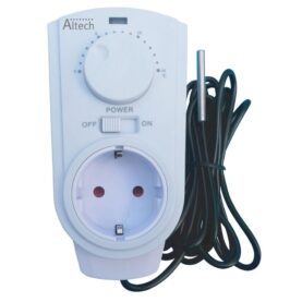 TERMOSTAT FÖR FROSTSKYDDSKABEL MED STICKPROPP VIT ALTECH