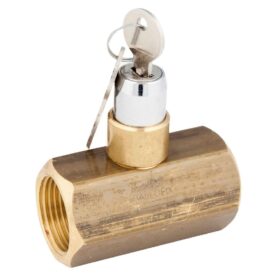 KULVENTIL RP15 2INVÄNDIG GÄNGA, LÅSBAR MÄSSING BROEN BALLOFIX