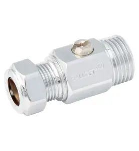 RAK KULVENTIL 15XR15 KLÄM X UTVÄNDIG GÄNGA KROM BROEN BALLOFIX