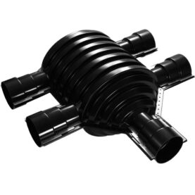 MANTELSKARVSATS 140-175-200 MM FÖR MANTELRÖR SVART ECOFLEX UPONOR