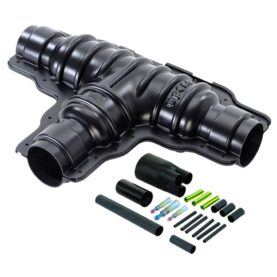 T-SKARVSATS 68-90-140 MM FÖR ECOFLEX SUPRA PLUS SVART ECOFLEX SUPRA PLUS UPONOR