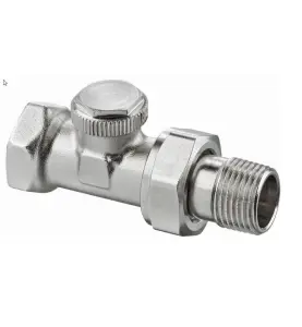 RETURVENTIL TRIM  DN 10 RAK INKLUSIVE RADIATORANSLUTNING IMI