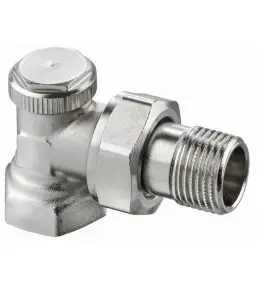RETURVENTIL TRIM  DN 15 VINKEL INKLUSIVE RADIATORANSLUTNING IMI