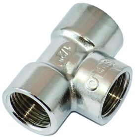 T-RÖR METALL G8 INVÄNDIG GÄNGA FÖRKROMAD