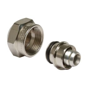 RAK KOPPLING 20 MM X M22 KLÄMRING X INVÄNDIG GÄNGA KROM FÖRKROMAD UNI-X UPONOR