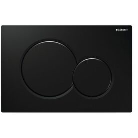 SPOLPLATTA SIGMA 01, SVART GEBERIT