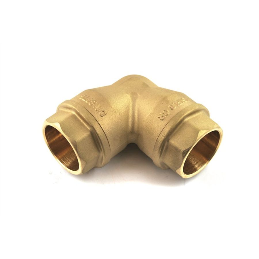 VINKELKOPPLING ISIFLO 120 40X28 MMX90° KLÄMRING GUL