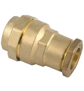 VÄRMEPUMPSKOPPLING 40X28 RAK GUL ISIFLO 100