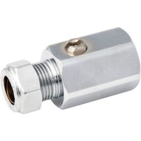 RAK KULVENTIL 12XR10 KLÄM X INVÄNDIG GÄNGA KROM BROEN BALLOFIX