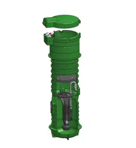 PUMPSTATION LPS 2000E2 ENKEL, MED MANHÅL SKT