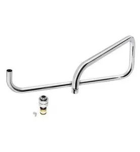 UTLOPPSPIP SVÄNGBAR DUBBELLEDAD 945 MM GBG