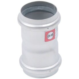 DUBBELMUFF EUROPIPE 75 MM 2MUFF ROSTFRITT STÅL BLUCHER