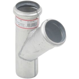 GRENRÖR EUROPIPE 110X110 MM X 45° , MUFF X SLÄTÄNDA X , MUFF AVSTICK BLUCHER