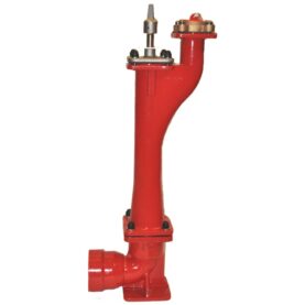 BRANDPOST RHB 3 RÖD L=1410 MM MED AVTAPPNING KOJAPO