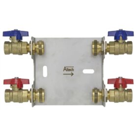 VATTENMÄTARKOSOL G15 FÖR 110 MM MÄTARE, INVÄNDIG GÄNGA, DUBBEL, RAKA VENTILER ALTECH