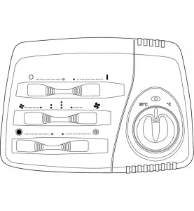 MANÖVERPANEL FÖR PCR2 FRICO