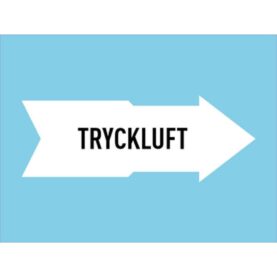 MÄRKTEJP TRYCKLUFT 160 MM LJUSBLÅ