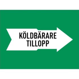 MÄRKTEJP KÖLDBÄRARE  TILLOPP 160 MM GRÖN