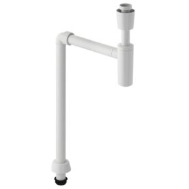 TVÄTTSTÄLLSVATTENLÅS 1 1/4" X 40MM, VIT GOLV GEBERIT