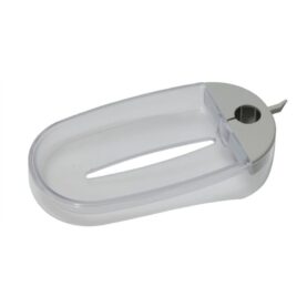 TVÅLKOPP TRANSPARENT/KROM MORA