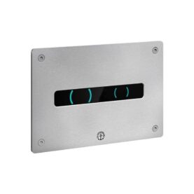 SENSORSTYRT VÄGGTRYCKE XS – DUO ROSTFRI VANDAL GBG