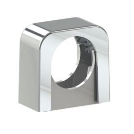 RÖRKLÄMMA FÖR 32 MM RÖR FÖRKROMAD FALUPLAST