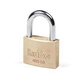 HÄNGLÅS HABO 403-50 MÄSSING HABO