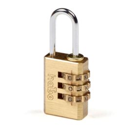 HÄNGLÅS 03-21 KOMBI MÄSSING HABO